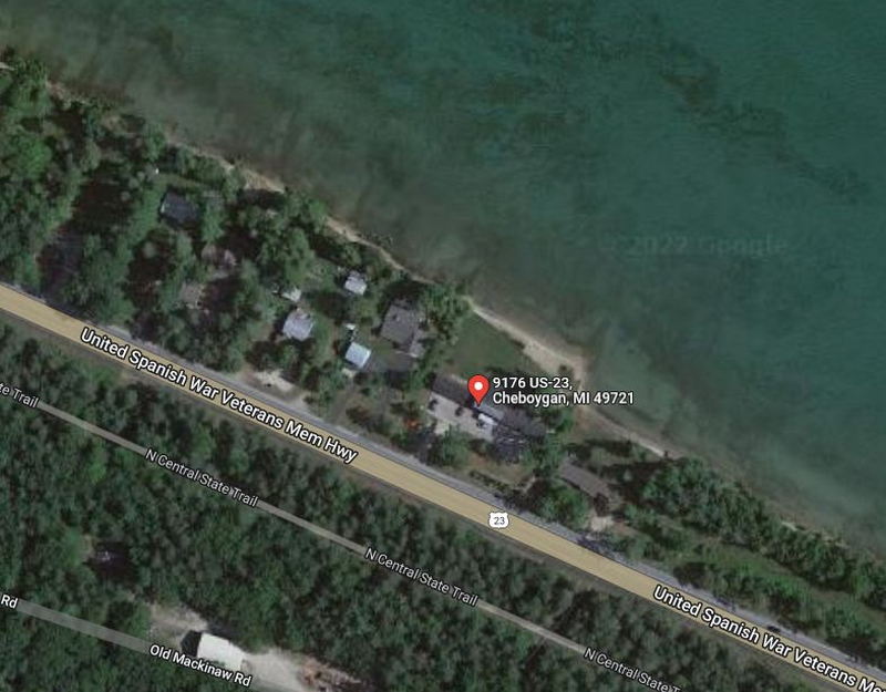 Victoria Motel (Mill Creek Motel) - 2022 Aerial (newer photo)
